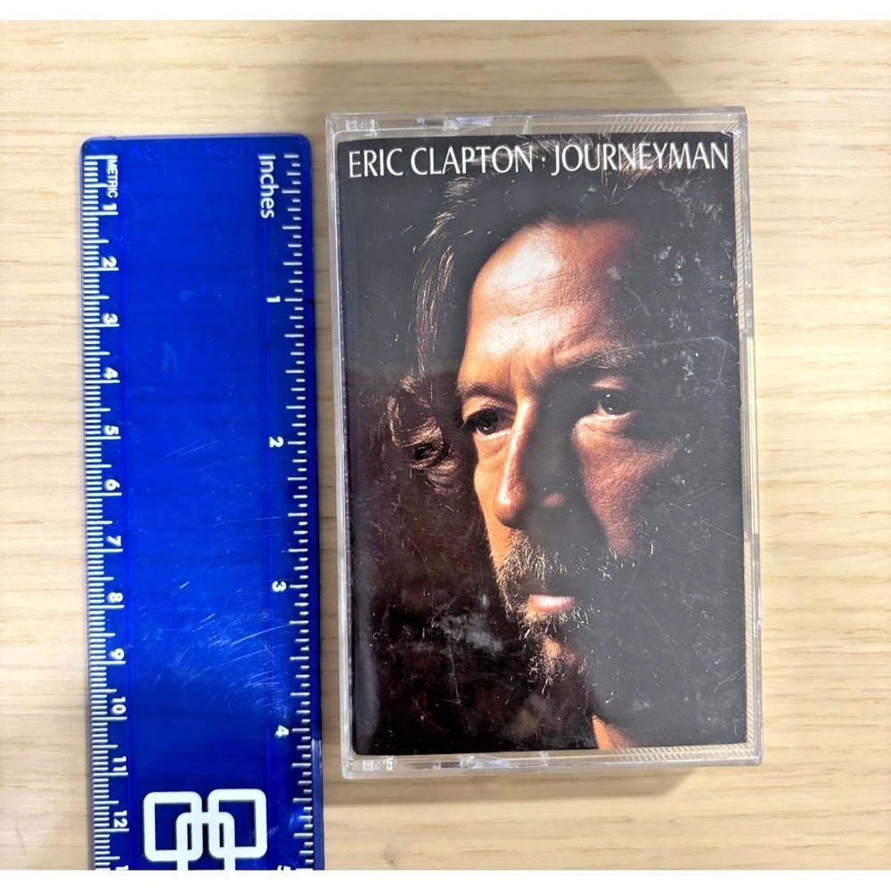 Vintage Eric Clapton Journeyman Cassette Tape 1989 Reprise Tested Rock Blues